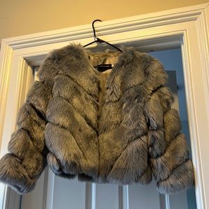 Faux Fur Short Jacket